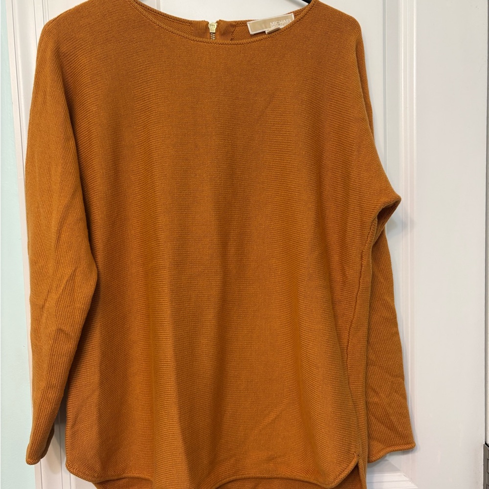 Michael Kors Rust Long Sleeve Top